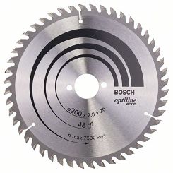 Tarcza pilarska 200/30mm Optiline Wood BOSCH (48 zębów)