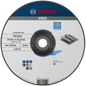 Tarcza korundowa 230/3,0mm PROMetal BOSCH (do cięcia stali)