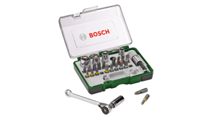 Zestaw 27 szt. bitów i nasadek z grzechotką BOSCH