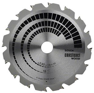 Tarcza pilarska 230/30mm Construct Wood BOSCH (16 zębów)