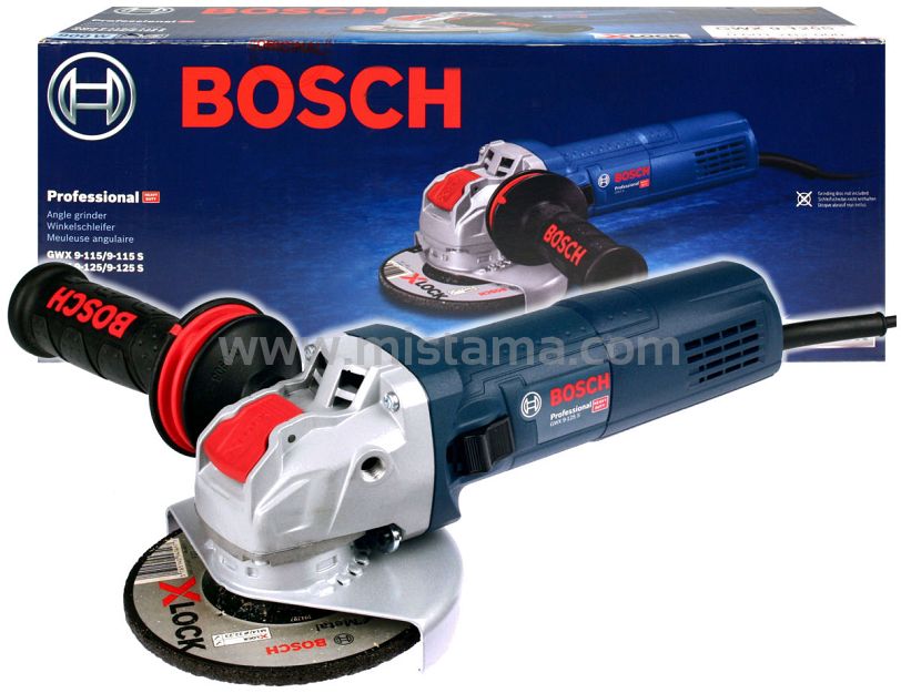 Szlifierka kątowa 900W GWX 9-125 S BOSCH X-LOCK