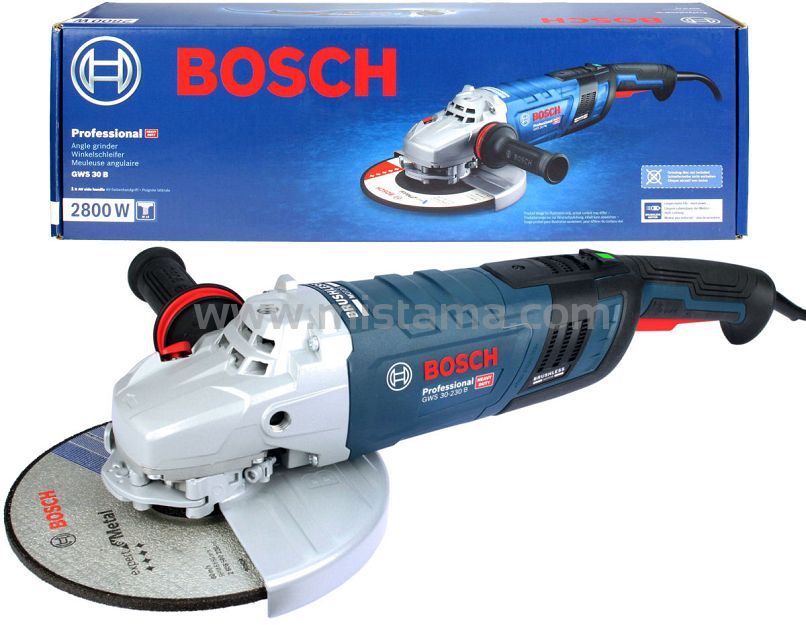 Szlifierka kątowa 2800W 230mm GWS 30-230B BOSCH BEZSZCZOTKOWA