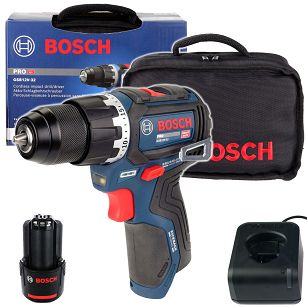 Wkrętarka z udarem 32Nm GSB 12V-32 BOSCH 1x2,0Ah + torba