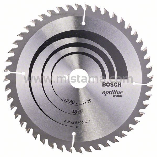 Tarcza pilarska 230/30mm Optiline Wood BOSCH (48 zębów)