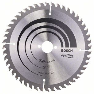 Tarcza pilarska 230/30mm Optiline Wood BOSCH (48 zębów)