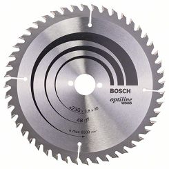 Tarcza pilarska 230/30mm Optiline Wood BOSCH (48 zębów)