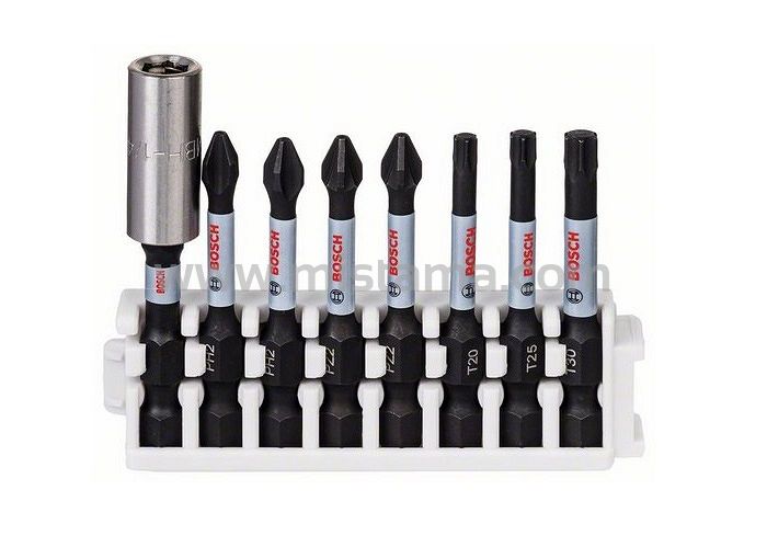 Zestaw 7 kling PH/PZ/TORX Impact Control BOSCH + przedłużka