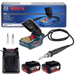 Lutownica akumulatorowa 18V 250°C - 450°C GLK 18V-450 BOSCH 2x5,0Ah