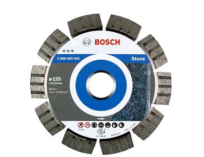 Tarcza diamentowa 125 mm BOSCH (gres, beton zbrojony)