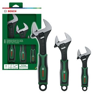Zestaw 3 kluczy nastawnych 150mm, 200mm i 250mm BOSCH