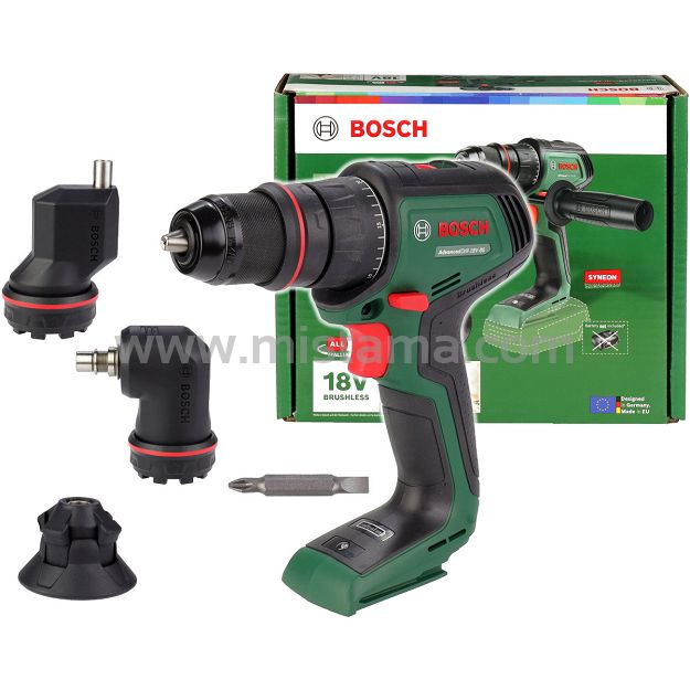 Wkrętarka ADVANCEDDRILL 18V-80 BOSCH BEZSZCZOTKOWA (korpus) + 4 uchwyty
