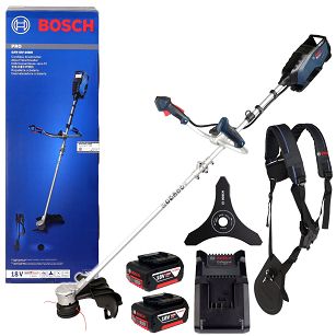 Kosa akumulatorowa 18V GFR 18V-25 BH BOSCH 2x5,0Ah + szelki