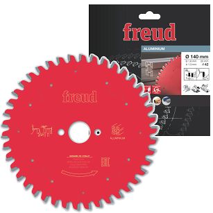 Tarcza pilarska 140/20 mm 42 zęby FR04A001H FREUD do aluminium, miedzi, tworzyw sztucznych