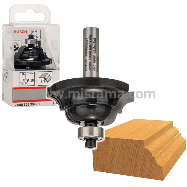 Frez kształtowy 8/42,9/60mm BOSCH
