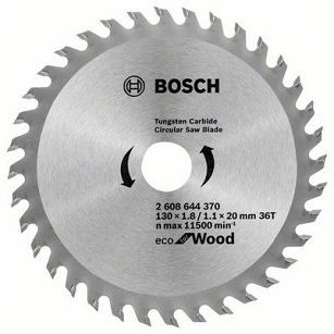 Tarcza pilarska 130/20mm Eco for Wood BOSCH (36 zębów)