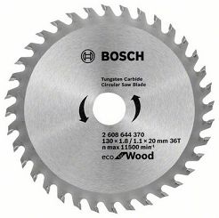 Tarcza pilarska 130/20mm Eco for Wood BOSCH (36 zębów)
