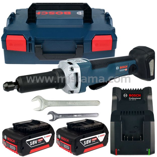 Szlifierka prosta 18V GGS 18V-23 PLC BOSCH L-BOXX 2x5,0Ah