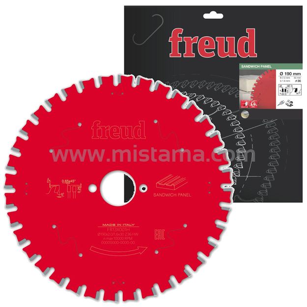 Piła tarcza widiowa 190/30 mm 36 zębów FR13X001H FREUD do płyt warstwowych