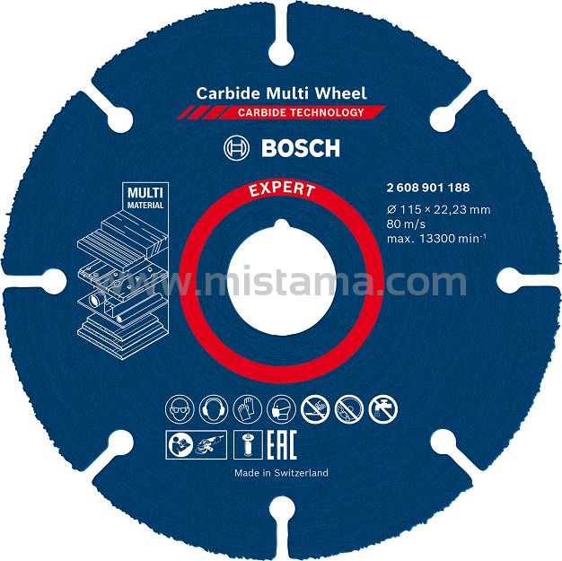 Tarcza widiowa 115mm Carbide Multi Wheel BOSCH EXPERT