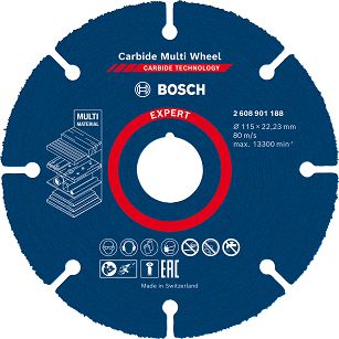 Tarcza widiowa 115mm Carbide Multi Wheel BOSCH EXPERT