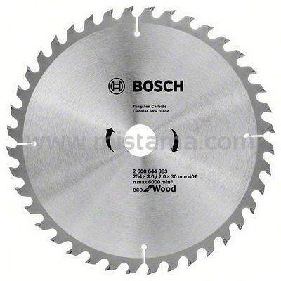 Tarcza pilarska 254/30mm Eco for Wood BOSCH (40 zębów)