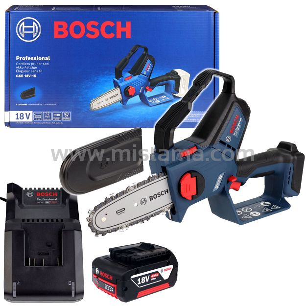 Akumulatorowa piła łańcuchowa do gałęzi GKE 18V-15 BOSCH 1x4,0Ah