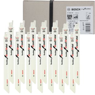 Zestaw 100 brzeszczotów do drewna i metalu S 1022 HF BOSCH