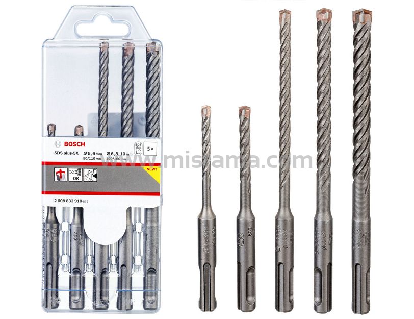 Zestaw 5 wierteł SDS-plus-5X BOSCH