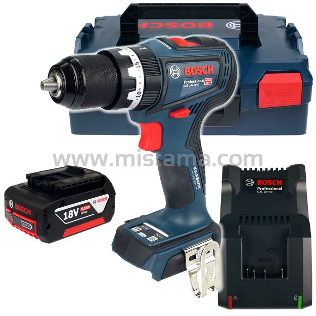 Wkrętarka z udarem GSB 18V-90 C BOSCH 1x5,0Ah L-BOXX