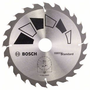 Tarcza pilarska 205/24mm Standard BOSCH (40 zębów)