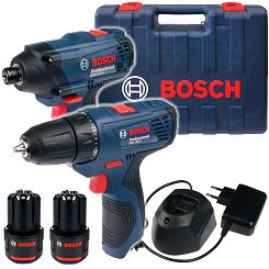 Zestaw GSR 120-LI + GDR 120-LI BOSCH 2x2,0Ah + walizka