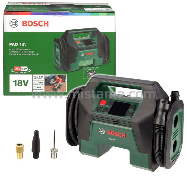 Sprężarki kompresor pompka akumulatorowa PAO 18V BOSCH (korpus)