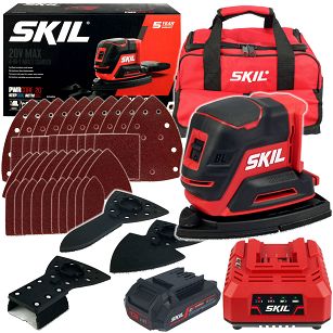 Szlifierka oscylacyjna 3720 4w1 20V SKIL 1x2,0Ah + torba + osprzęt