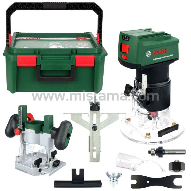 Frezarka AdvancedTrimRouter 18V-8 BOSCH (korpus) + moduł górnowrzecionowy