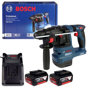 Akumulatorowy młot GBH 18V-22 BOSCH 2x5,0Ah