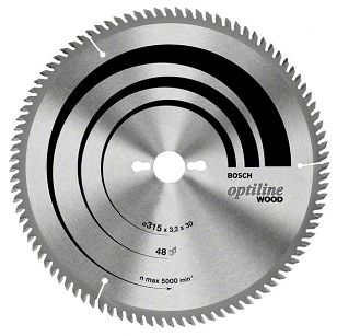 Tarcza pilarska 315/30mm Optiline Wood BOSCH (48 zębów)