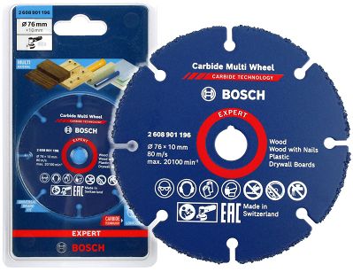 Tarcza widiowa 76mm Carbide Multi Wheel BOSCH EXPERT (do GWS 12V-76)