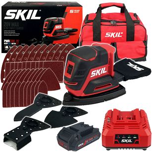 Szlifierka oscylacyjna 3720 4w1 20V SKIL 1x2,0Ah + osprzęt