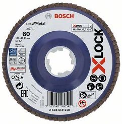 Tarcza listkowa do metalu 125mm GR.60 BOSCH X-LOCK