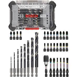 Zestaw 35 btów i wierteł IMPACT METAL SET BOSCH PRO w kasecie