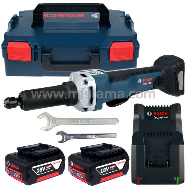 Szlifierka prosta 18V GGS 18V-23 PLC BOSCH L-BOXX 2x4,0Ah