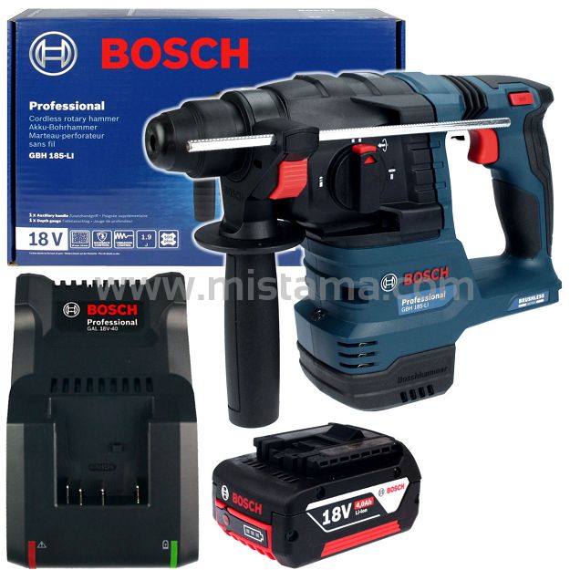 Akumulatorowy młot GBH 185-LI BOSCH 1x4,0Ah