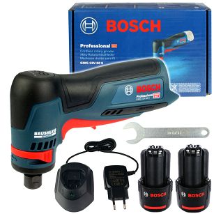 Szlifierka obrotowa GWG 12V-50 S BOSCH 2x2,0Ah