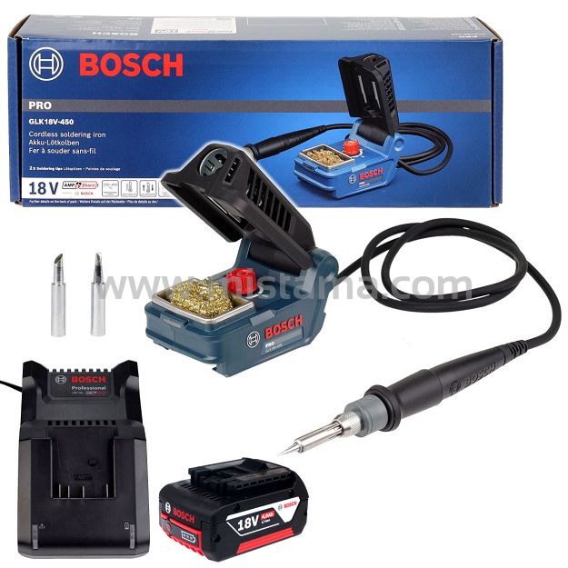 Lutownica akumulatorowa 18V 250°C - 450°C GLK 18V-450 BOSCH 1x4,0Ah