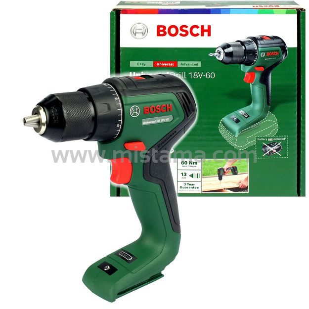 Wkrętarka UniversalDrill 18V-60 BOSCH (korpus)