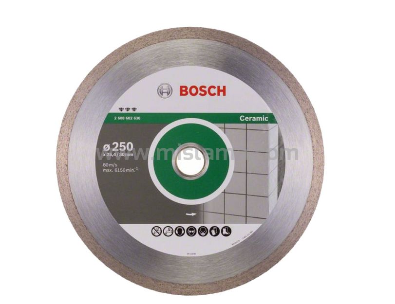 Tarcza diamentowa 250/25,4 mm BOSCH (ceramika, kamień)