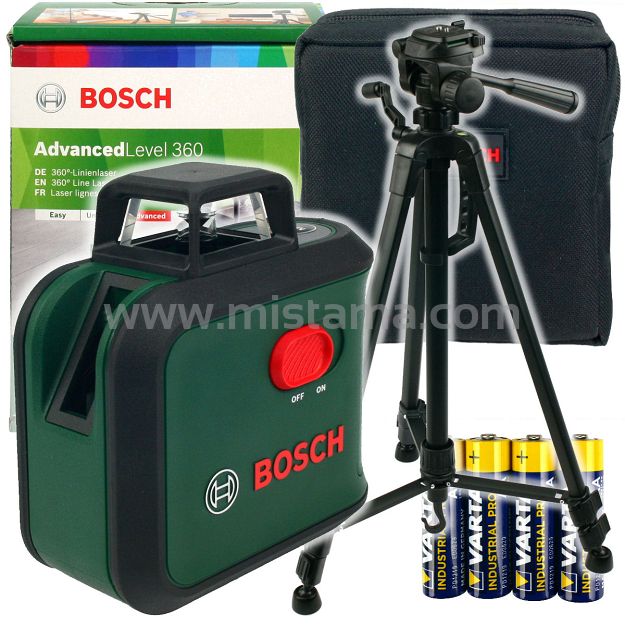 Laser krzyżowy ADVANCEDLEVEL 360 BOSCH + statyw