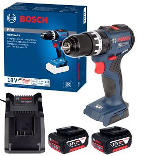 Wkrętarka z udarem 52Nm GSB 18V-52 BOSCH 2x4,0Ah