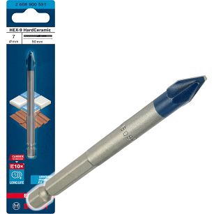 Wiertło do ceramiki i dachówki 7mm HEX-9 BOSCH EXPERT
