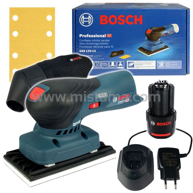 Szlifierka oscylacyjna GSS 12V-13 BOSCH 1x2,0Ah
